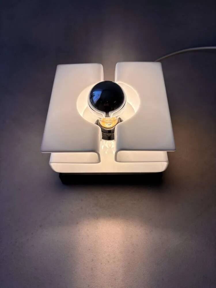 1970s plexiglass wall light