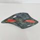 Vintage 1960s fruit bowl, ceramic Fat Lava, signed Vallauris.