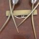 Paire d'appliques en bronze 1960