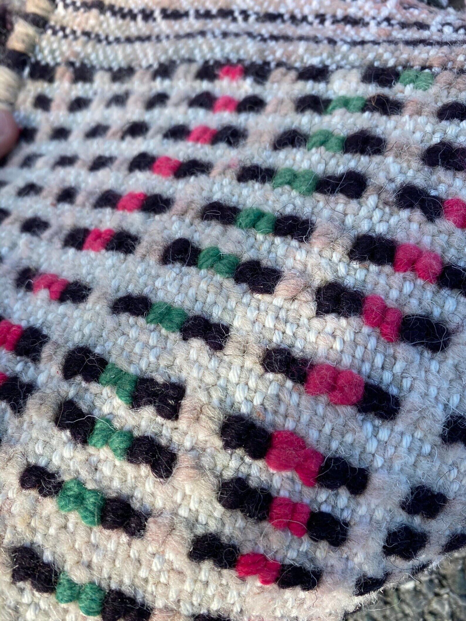 Modern Moroccan Carpet hand-woven wool, 200x285 cm