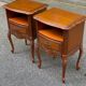 2 Louis XV bedside tables in cherry wood from 1960.