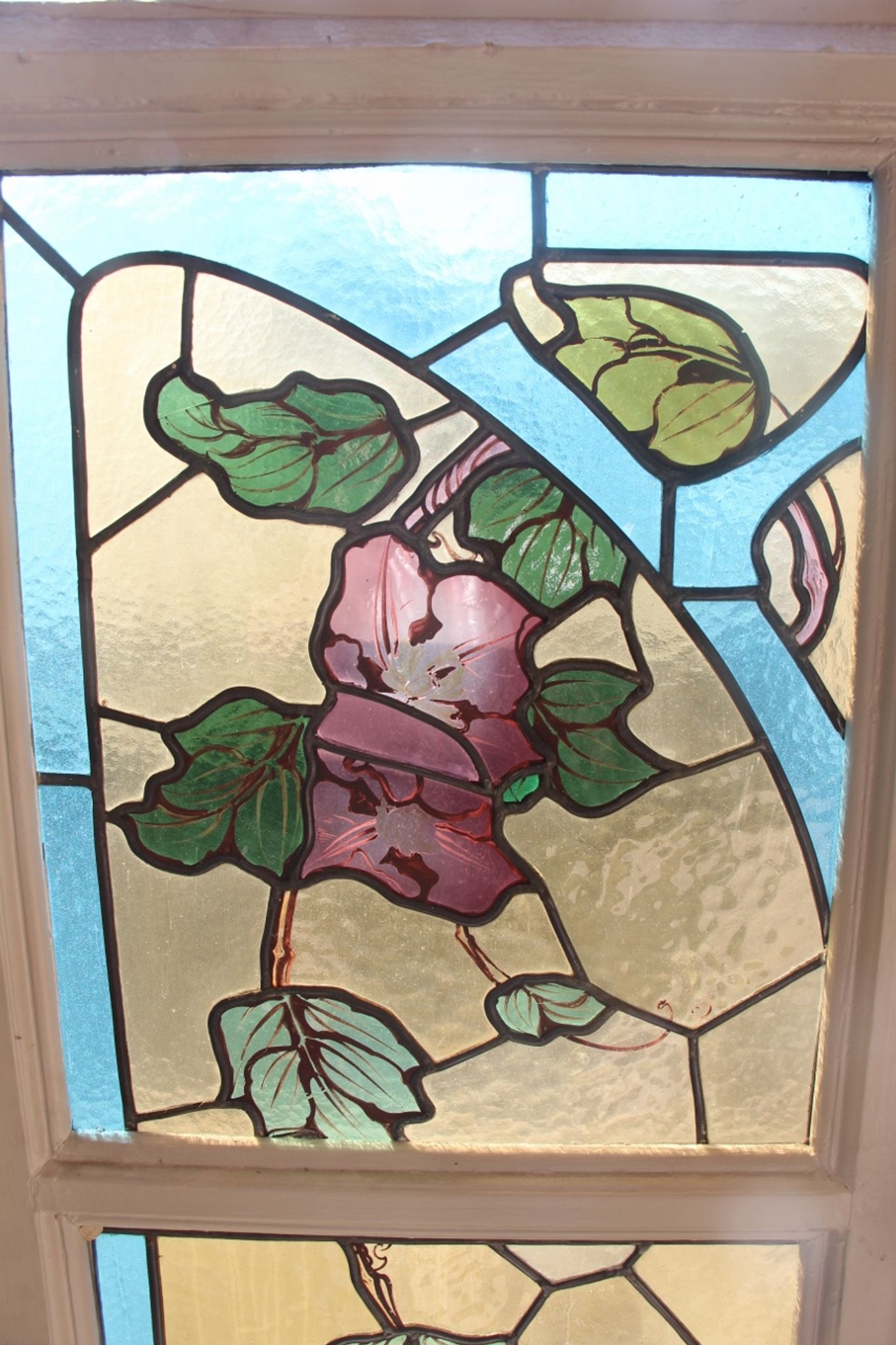 Paire de vitraux de Jacques Gruber art nouveau