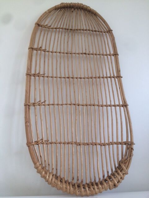 Tray vintage rattan