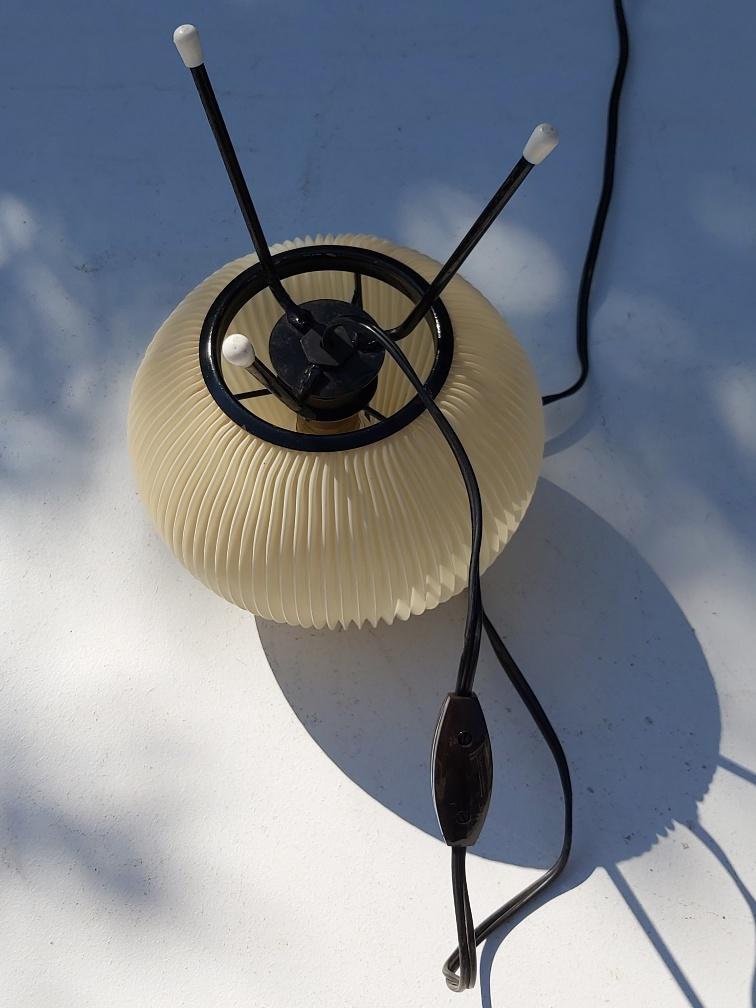 Rispal rodhoïd vintage lamp 50s