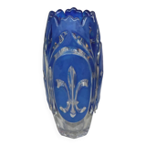 Old vase with fleur de lys decor