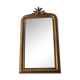 Old gilded mirror with A pediment