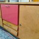 Sideboard with fin sides / compass feet from the 50s/60s