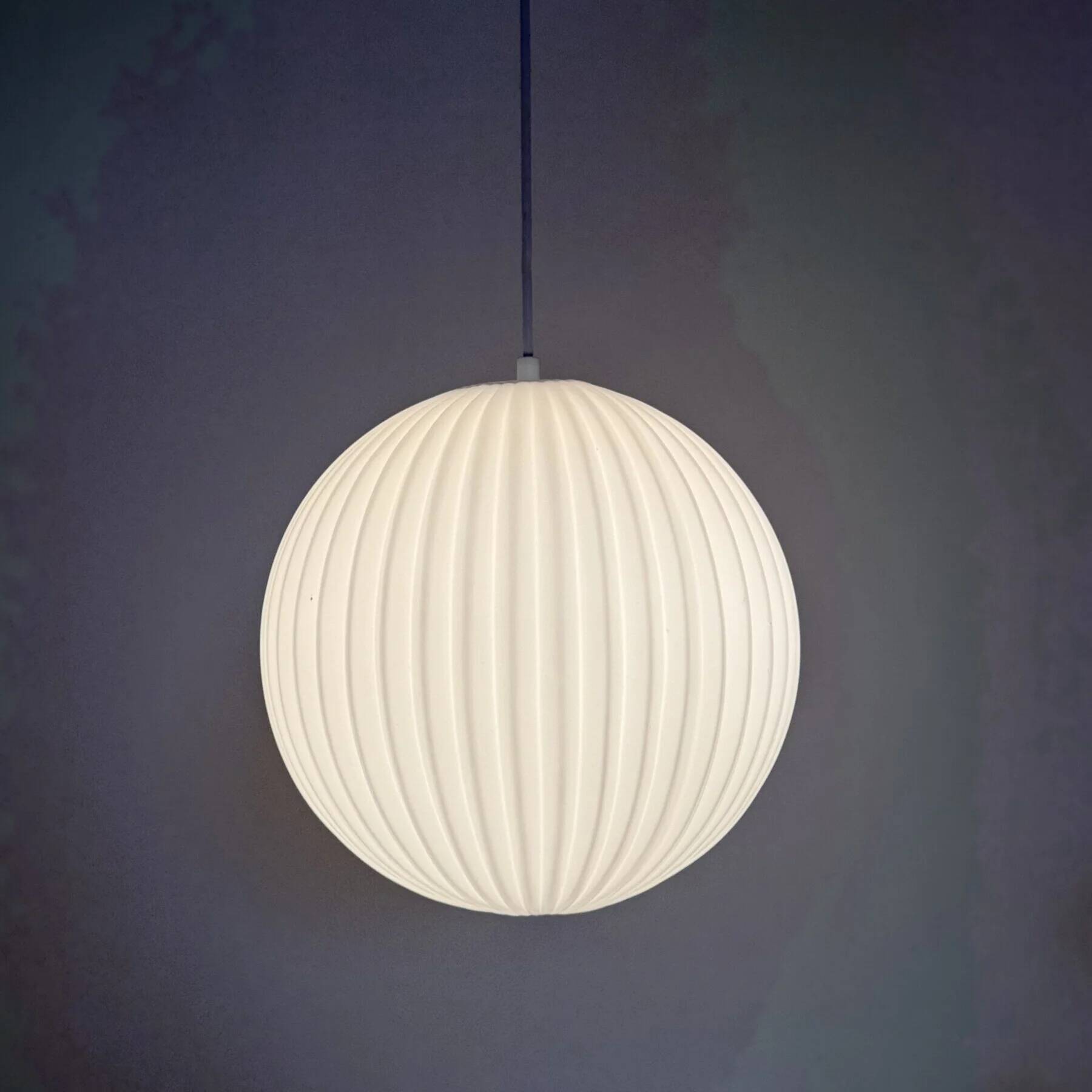 Rare Louis Kalff for Philips opaline glass pendant light, 1960s