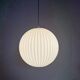 Rare Louis Kalff for Philips opaline glass pendant light, 1960s