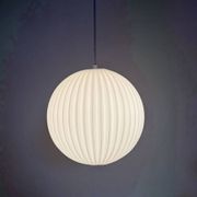 Rare Louis Kalff for Philips opaline glass pendant light, 1960s
