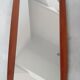Miroir scandinave en teck 74 X 37 cm