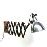 Lamp 1930 accordion scissors france mazda 1930