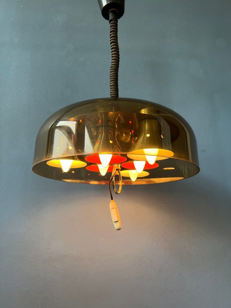 Pendant lamp Herda space age 70s