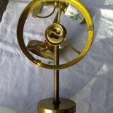 Pair of porcelain brass sconces