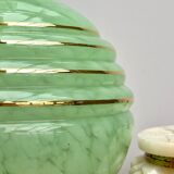 Clichy mint glass hanging lamp