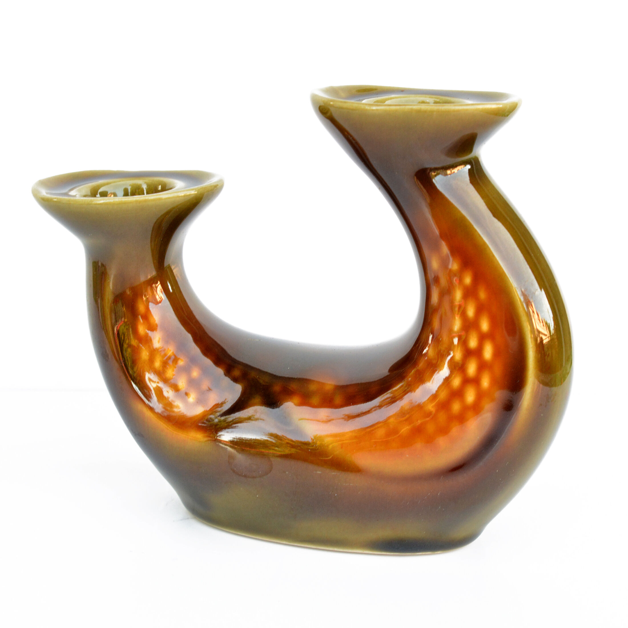 Ceramic candlestick, Ditmar Urbach, Czechoslovakia, 1960s