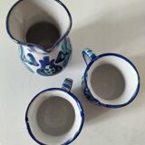 Fajalauza earthenware set, Granada (Spain)