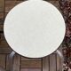 Vintage stackable stools Formica beige 1960