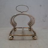 Butter dish and toaster English silverware