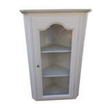 Wooden corner showcase