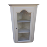 Wooden corner showcase