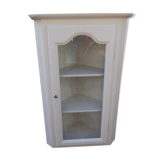 Wooden corner showcase