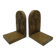 Pair of bookends, Art Nouveau, walnut, Austria, early 20th century