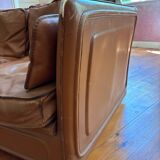 Roche Bobois sofa inspired by Hermès saddle leather