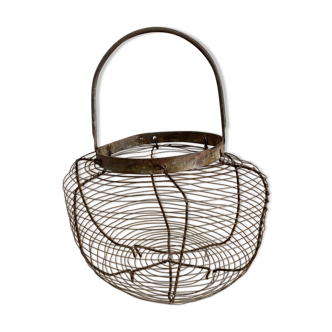 Metal egg basket