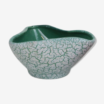 Cache pot en céramique ancienne, attribué à De Bruyn, vintage