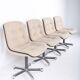 Set of 4 Strafor 451 armchairs by Randall Buck, 1970s