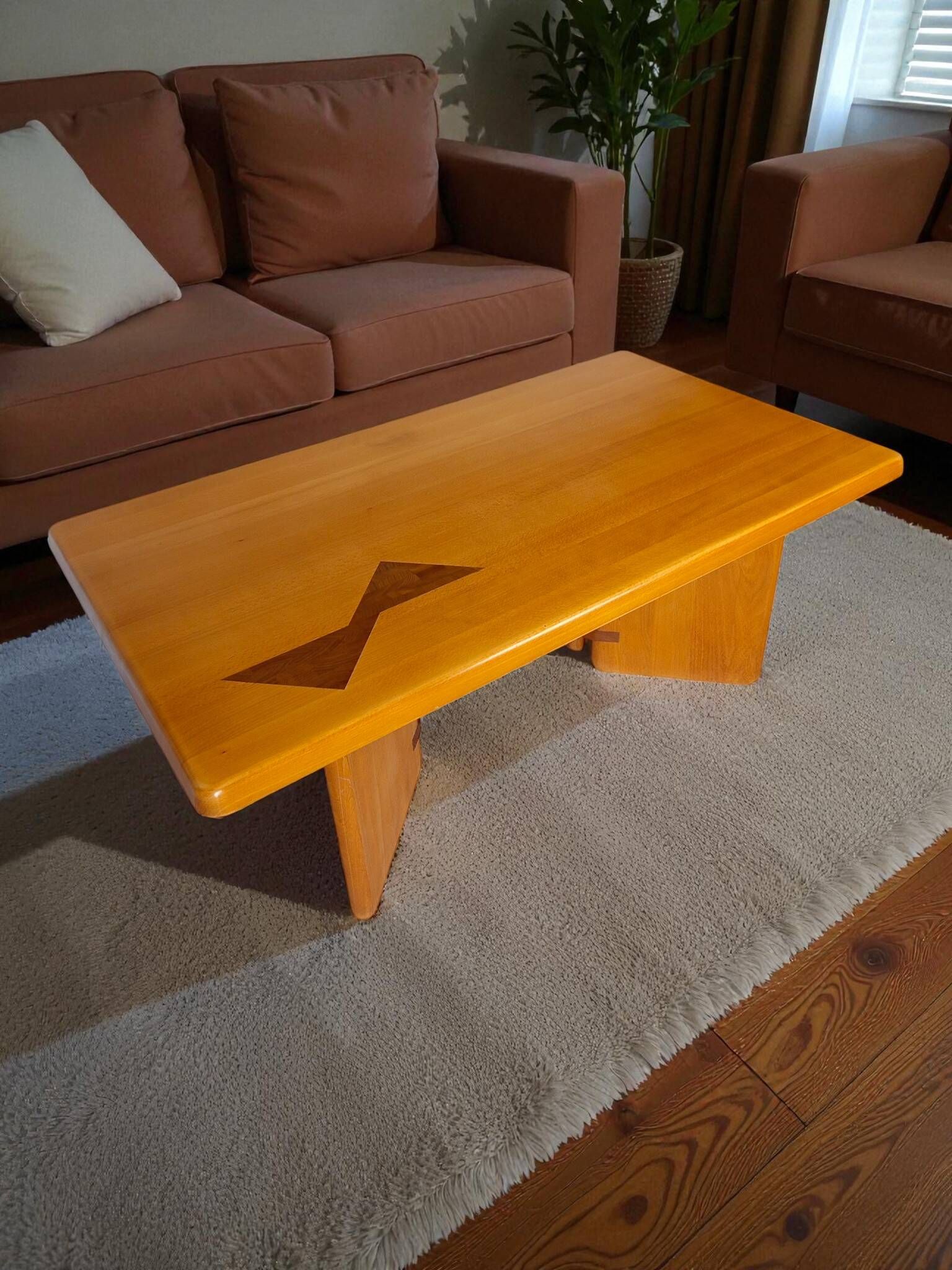 Coffee table in elm