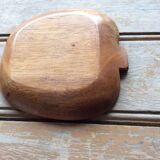 Empty wooden apple pocket