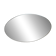 Miroir ovale gravé frise floral