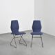 Pair of 1950 chairs by Louis Paolozzi