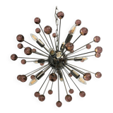 Ametista “star” murano glass sputnik chandelier