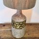 Raphael Giarrusso ceramic lamp with rope shade