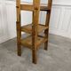Brutalist shelf from the 1950s in beech wood.