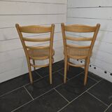 Pair of Baumann bistro chairs