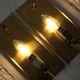 Pair of glass and brass sconces by Carl Fagerlund for Orrefors, 1960