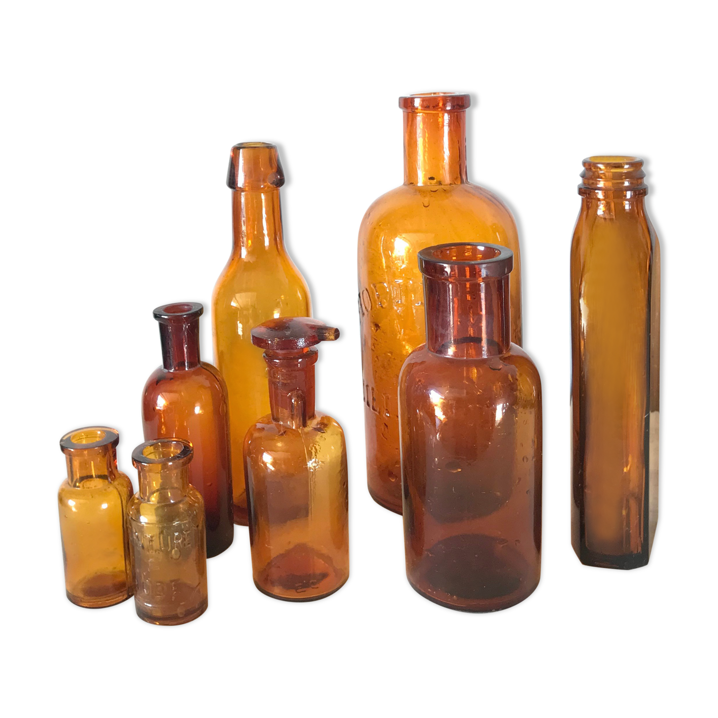 Batch of amber vials