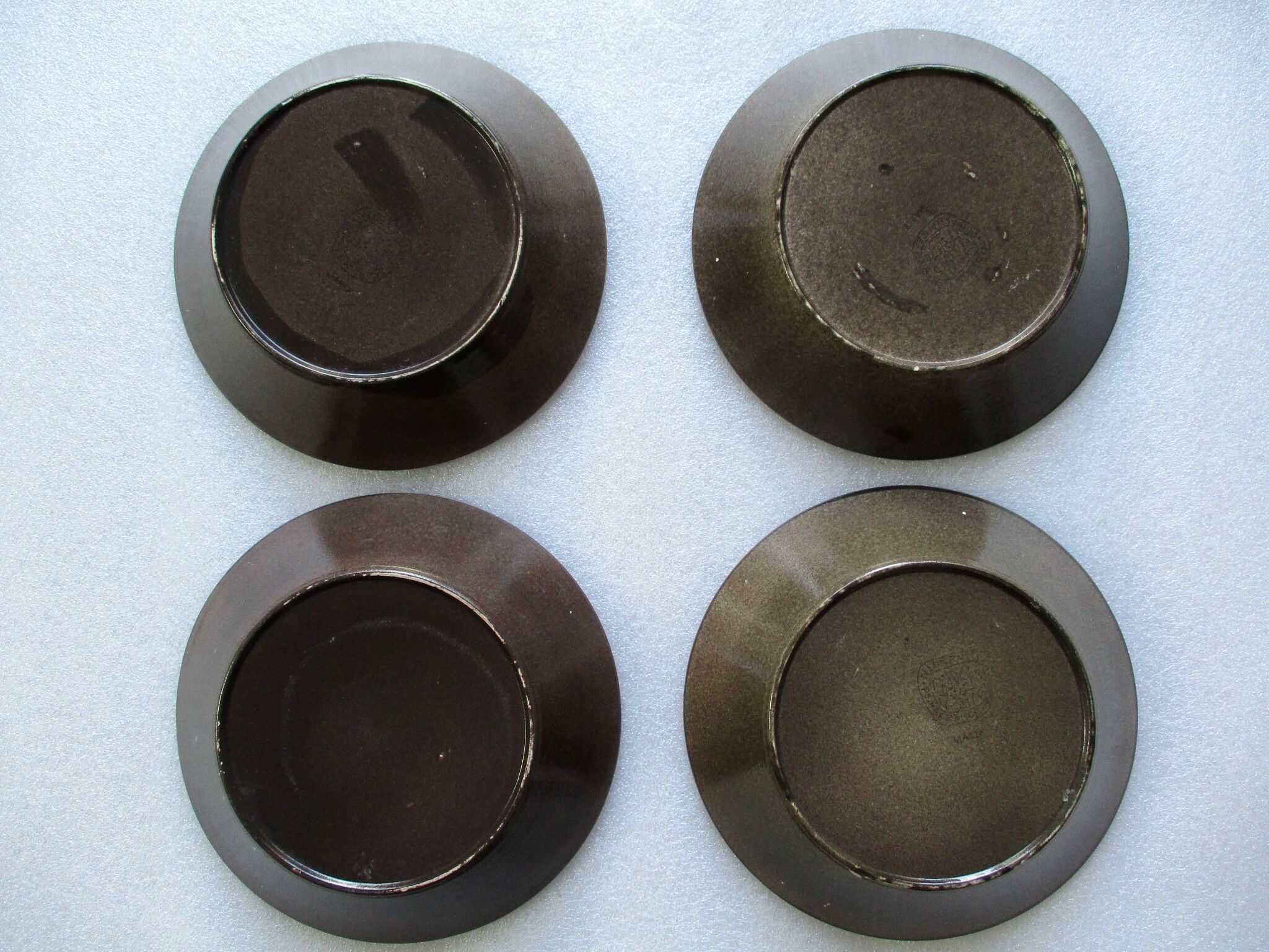 Set of 12 hollow plates in Niderviller stoneware