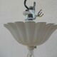 Lustre métal fleurs feuilles shabby chic
