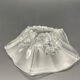 Small vintage glass bowl with flowers Walther Glas – Evita, Germany