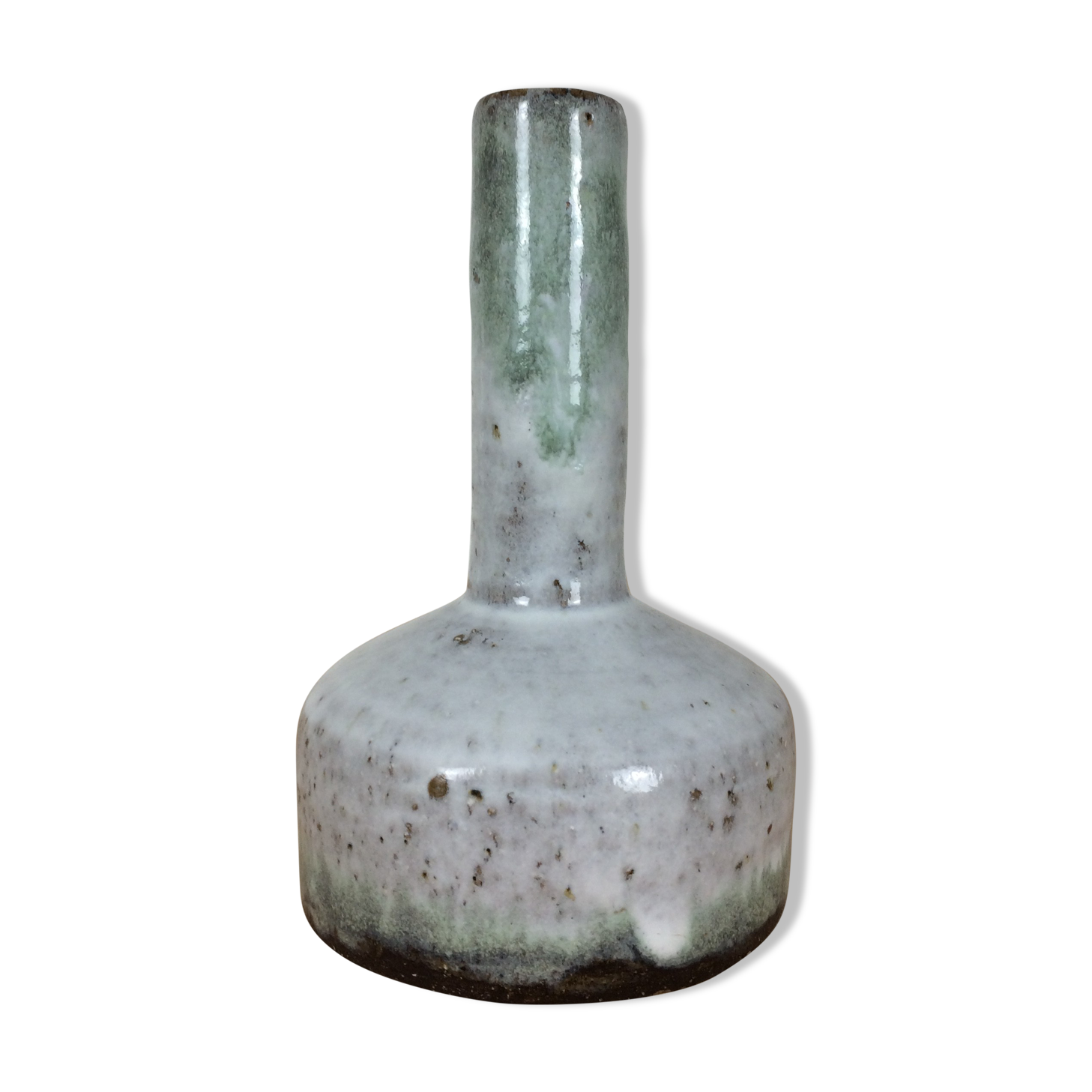 White ceramic modernist vase