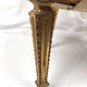 Carved and gilded wooden armchair in Louis XVI style, circa 1900