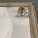 Miroir ancien verre mercurisé