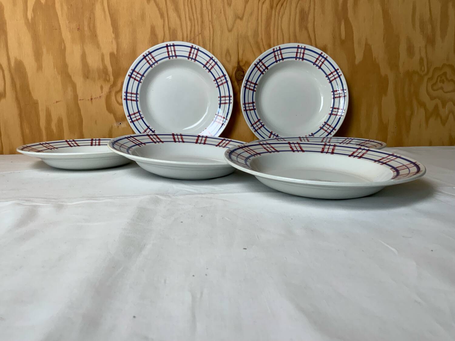 Old soup plates