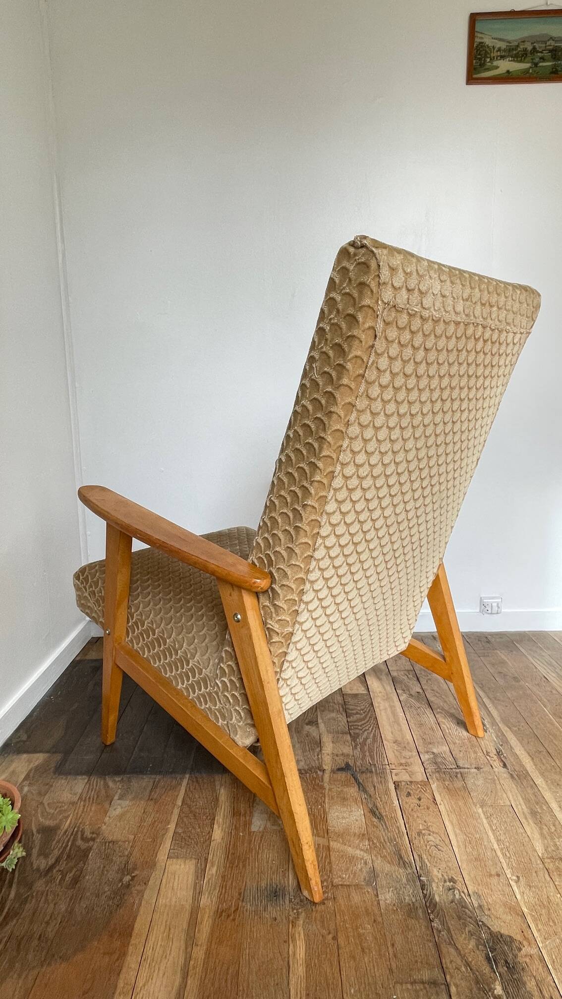 paire FAUTEUILS MANUCERE France Vintage