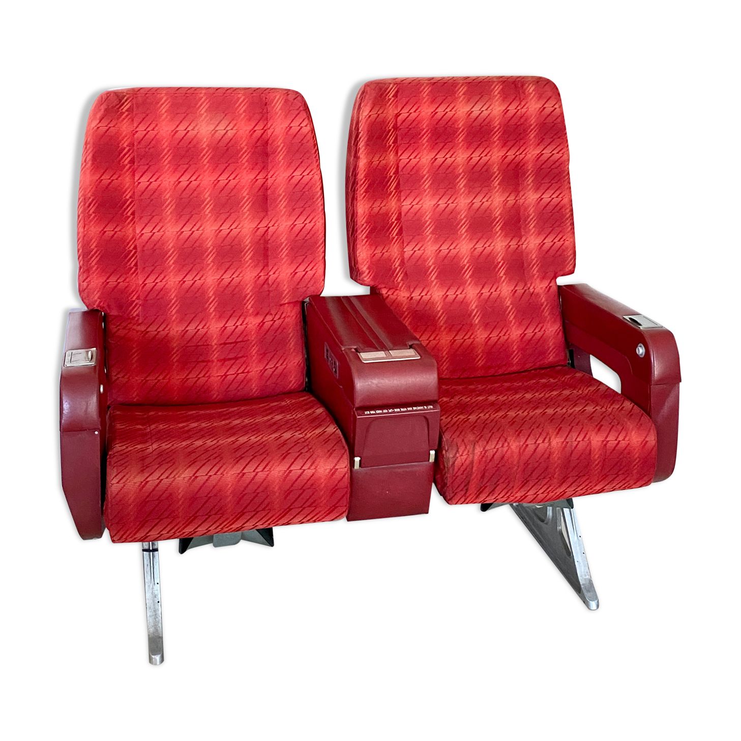 Vintage Air France aircraft chairs